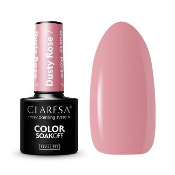 Гибридный лак для ногтей CLARESA DUSTY ROSE 7