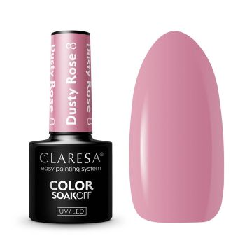Гибридный лак для ногтей CLARESA DUSTY ROSE 8