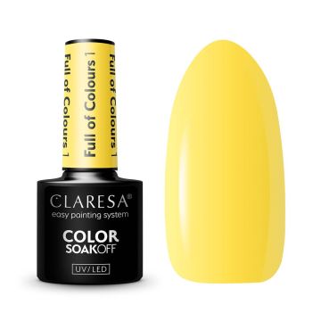 Hybrid nail polish CLARESA Full of Colours 1