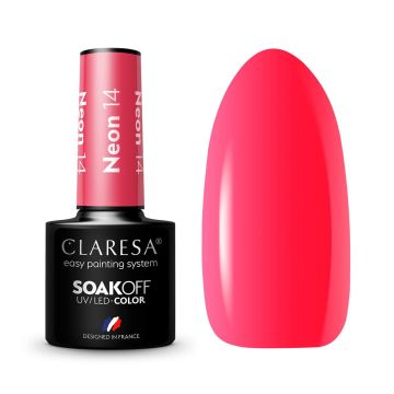Гибридный лак для ногтей Claresa NEON 14