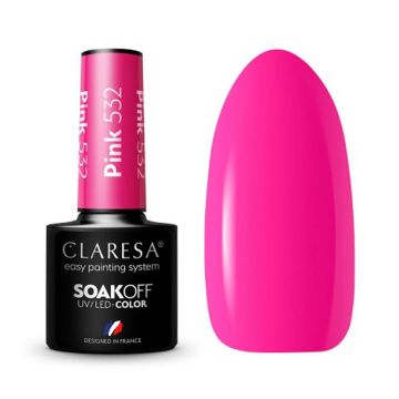Гибридный лак для ногтей CLARESA ROŽINIS 532