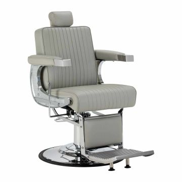 Hydraulic barber chair Gabbiano Visionerio, Grey