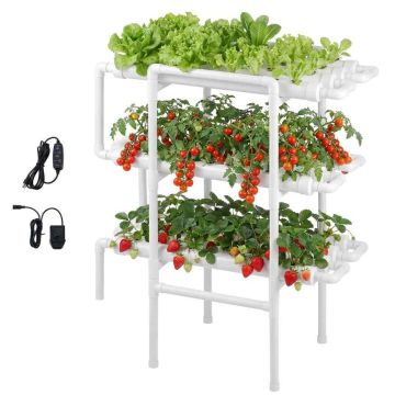 Hydroponic growing system VEVOR HX-108E, 3 tiers, 108 places, 98 × 117 × 52 cm