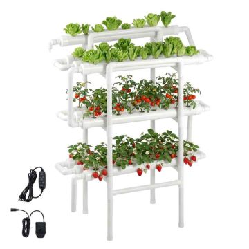 Hydroponic growing system VEVOR HX-90SE, 3 tiers, 90 planting places, 98 × 128 × 46 cm