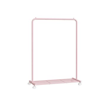 Clothes rack on wheels 40.5x91x158cm., gray/black