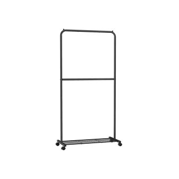 Clothes rack 40.5x91x194cm., black