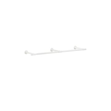 Wall-mounted clothes rack 30x170x7cm., white
