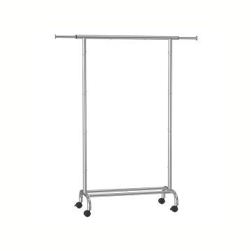 Clothes rack 40x120x156cm., silver color