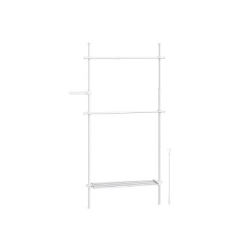 Clothes rack 33.5x123x310cm., white