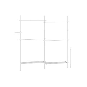 Clothes rack 33.5x238x310cm., white