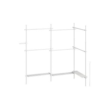 Clothes rack 33.5x353x310cm., white