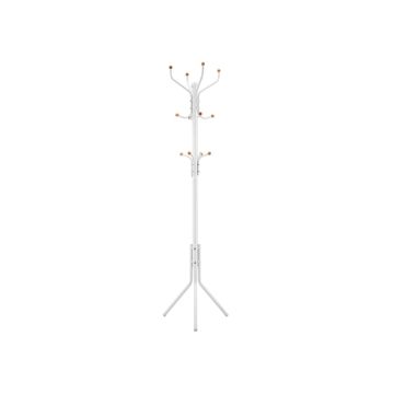 Metal hat stand, white