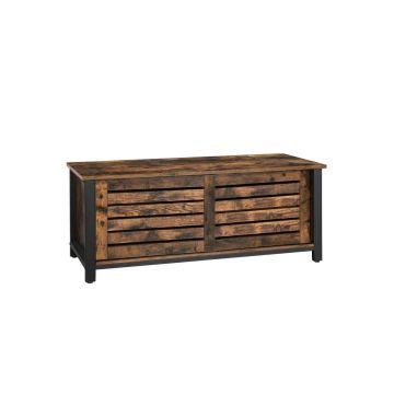 Szafka RTV LTV41BX 110 x 40 x 45 cm, brązowo-czarna