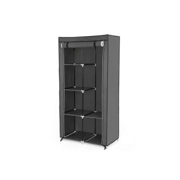 Szafa materiałowa 88 x 45 x 170 cm, szara