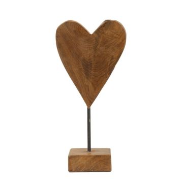 Interior sculpture, heart-shaped, 15 × 35 × 10 cm