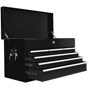 Ящик для инструментов Homcom 60x26x34 см, черный.