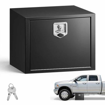 Skrzynka narzędziowa podwoziowa VEVOR JL-TB17S-3, z zamkiem i kluczykami, 60,9 × 45,7 × 45,7 cm