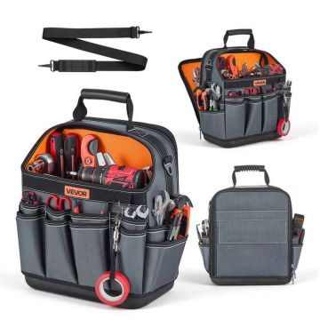 Tool bag VEVOR GH202507, 39 pockets, 33 × 21 × 39 cm