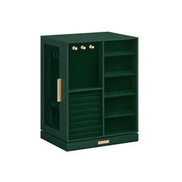 Jewelry box 16x22.2x28.5cm., dark green