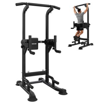 Strength tower VEVOR SJ80, 12 levels, 91 × 186–236 × 98 cm