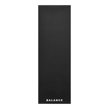 Mata do jogi BALANCE, czarna, 183 × 61 cm