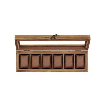 Watch box 10.2x35x8.7cm., brown