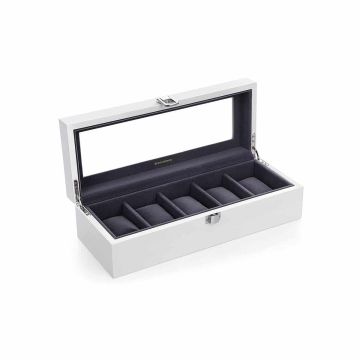 Watch box with 5 compartments