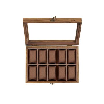 Watch box 20.5x29x8.5cm., brown