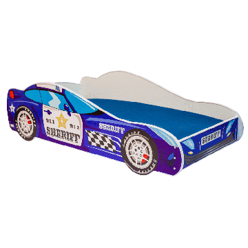 Łóżko dziecięce Auto II z materacem 165 cm x 84 cm x 49 cm, auto 4x4