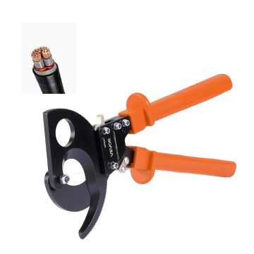 Nożyce do kabli VEVOR LK-380, grzechotka, 325 × 145 × 34 mm