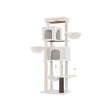 Drapak dla kota Feandrea PCT182G01, XL, 2 jaskinie, 2 hamaki, 57 × 45 × 175 cm