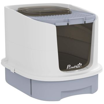 Cat litter box, closed, with top entrance, 40.5 × 52.5 × 42.5 cm