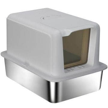Cat litter box, Closed and semi-closed, 40.5 × 60.5 × 41.5 cm
