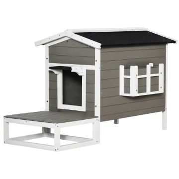 Cat house PawHut 115x66.5x74.7cm., various colors
