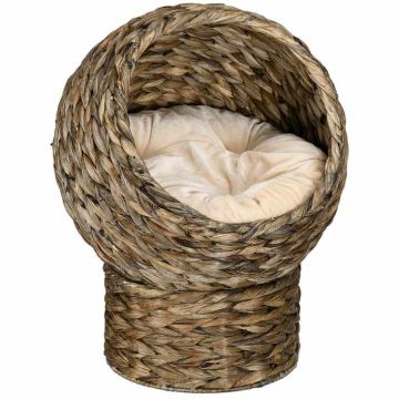 Cat house PawHut 42x33x52cm., brown/beige