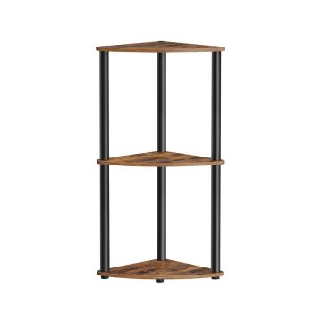 Угловая полка SONGMICS HOME LBC620K01, 3 уровня, 27 × 70,6 × 38,3 см