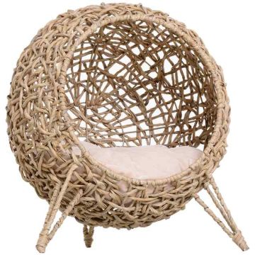 Jaskinia dla kota z poduszką, Ø52 × 58 cm