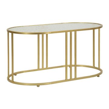 Журнальный столик Antalia, Золотой, 90 × 50 × 45 см