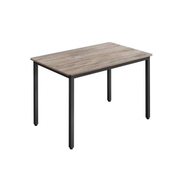 Dining table 70x110x77cm., light brown/black