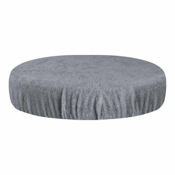 ACTIVESHOP chair cover, for chairs with a diameter of 30–35 cm, Grey