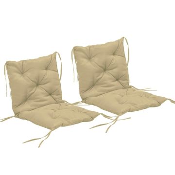 Chair cushions, set of 2, 98 × 50 × 8 cm