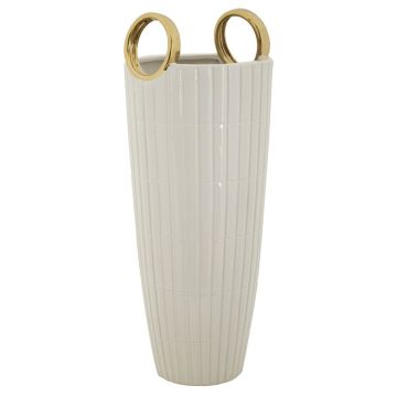 Ceramic vase "Shopping", Ø 18 × 45 cm