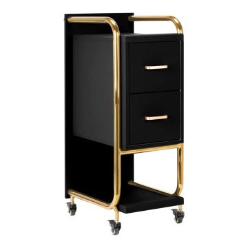 Hairdresser's assistant Gabbiano Solo, 2 drawers, 2 shelves