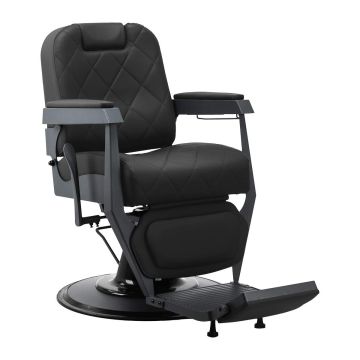 Barber chair Gabbiano Bruno, Black/Grey