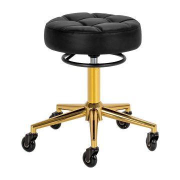 Barber chair Gabbiano D054G, Black/gold