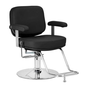 Fotel fryzjerski Omega Astra Plus, czarny