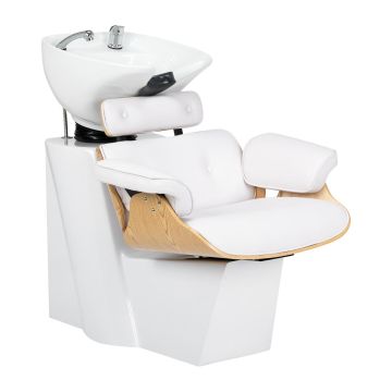 Barbershop washing station Gabbiano Florence, White