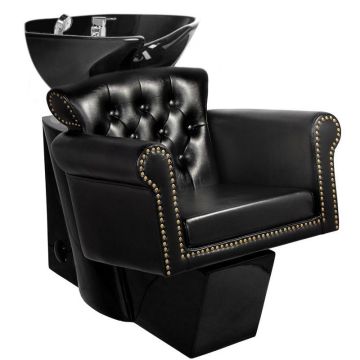 Barbershop washing station Gabbiano, Black