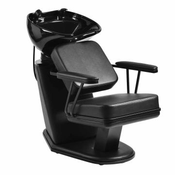 Barbershop washing station Gabbiano Madrid, Black