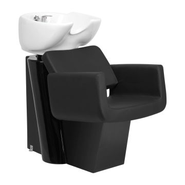 Barbershop washing station Gabbiano, Adjustable washbasin